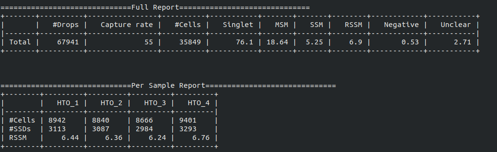 Summary example