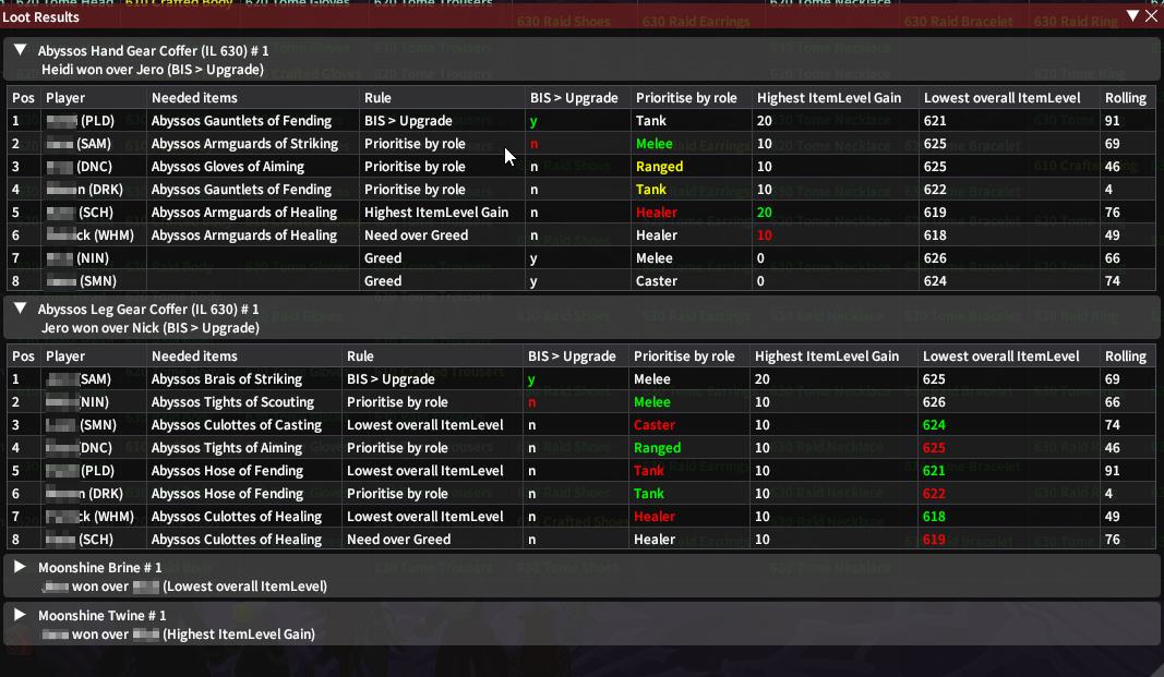 Loot Results