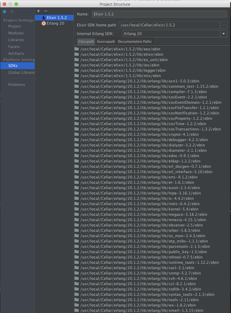 Internal Erlang SDK