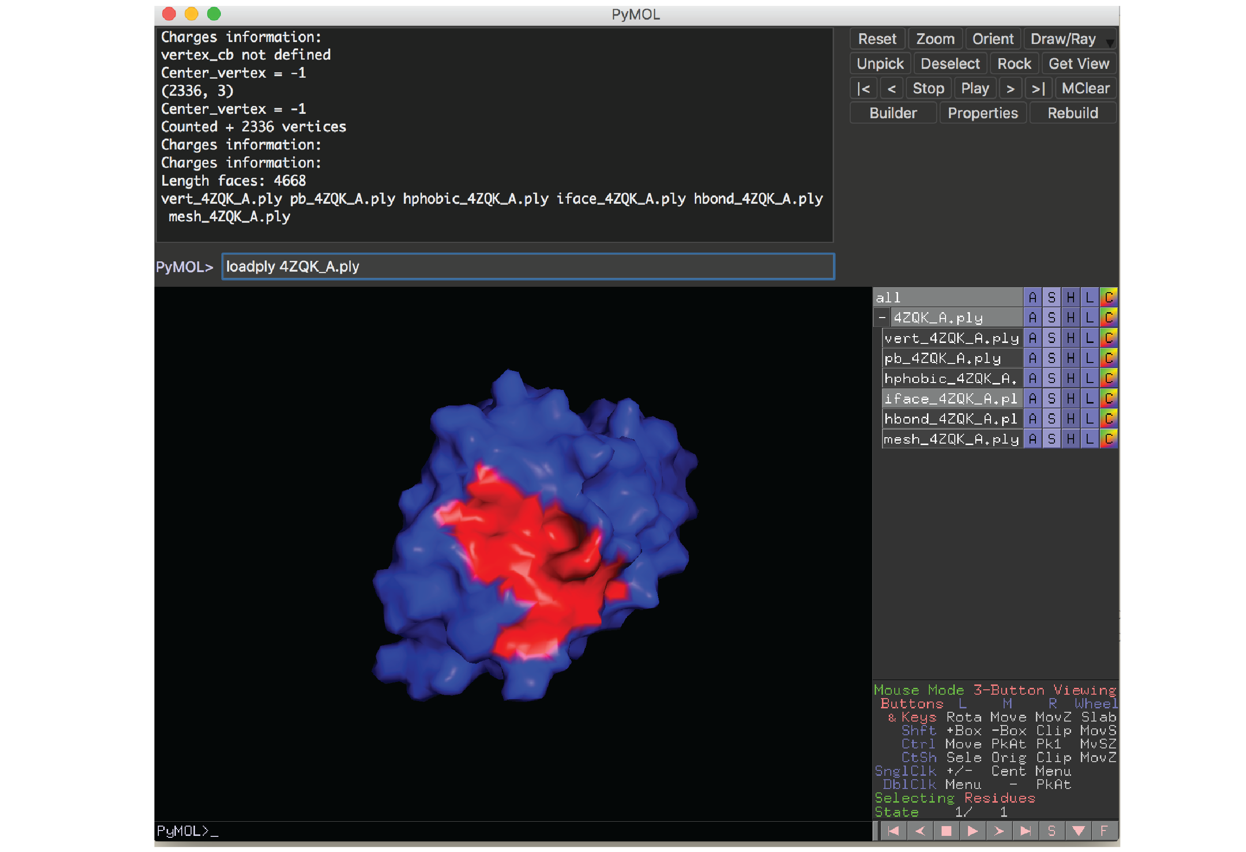 MaSIF PyMOL plugin example