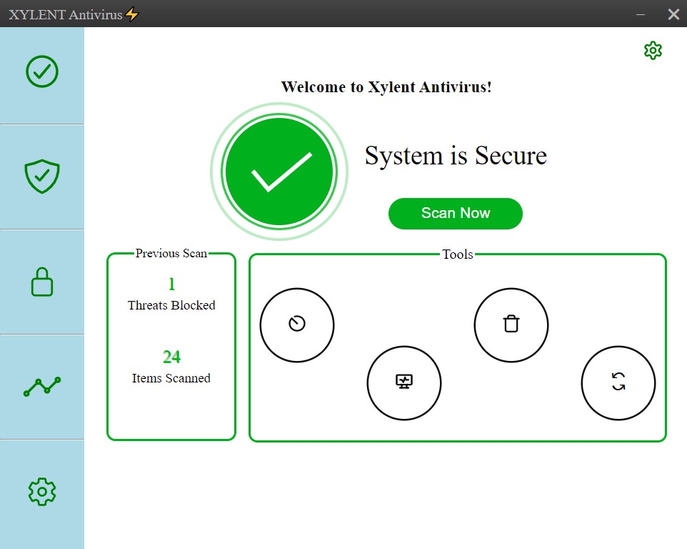 Xylent Antivirus Dashboard