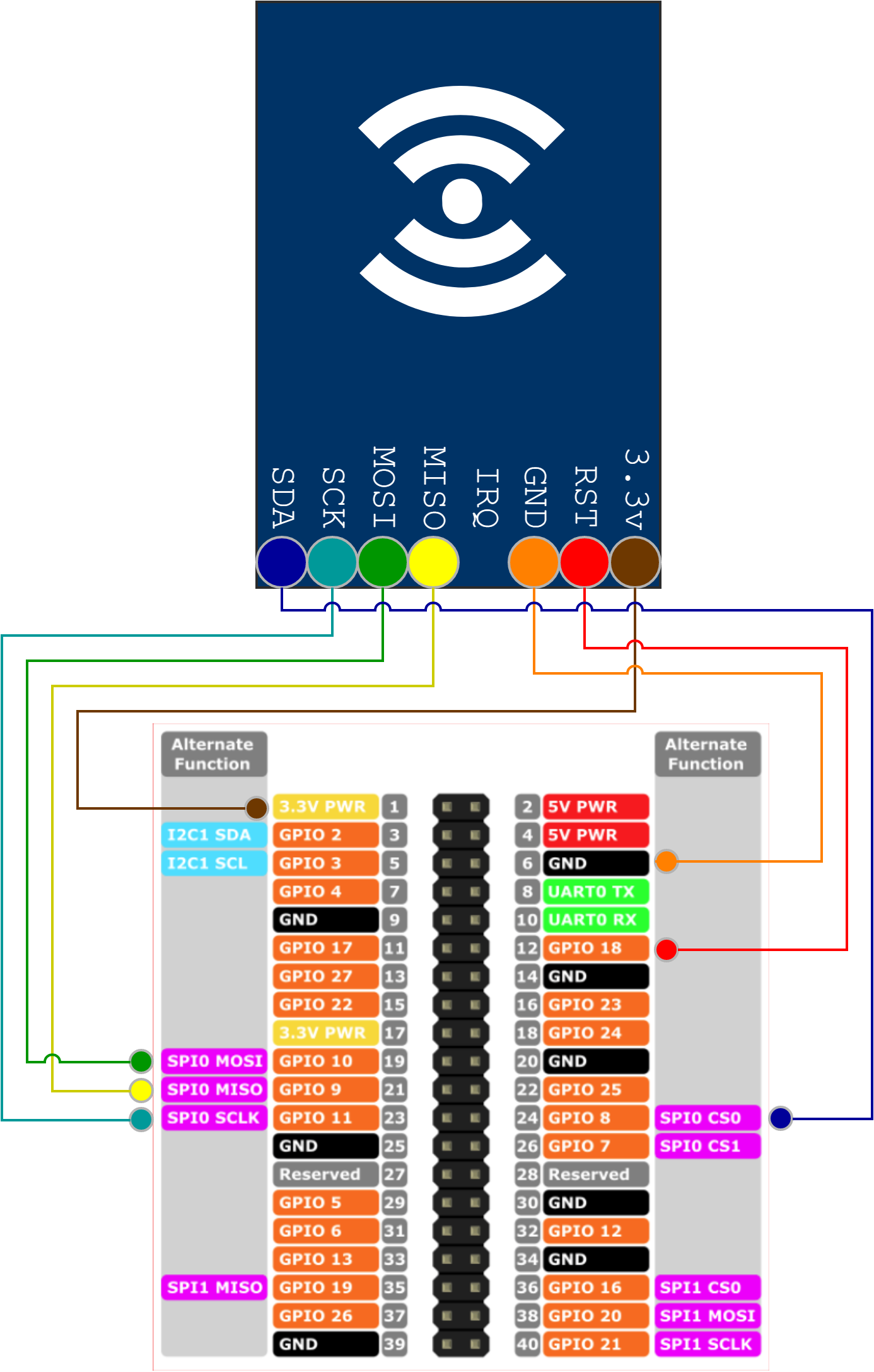 NFC Reader electrical diagram