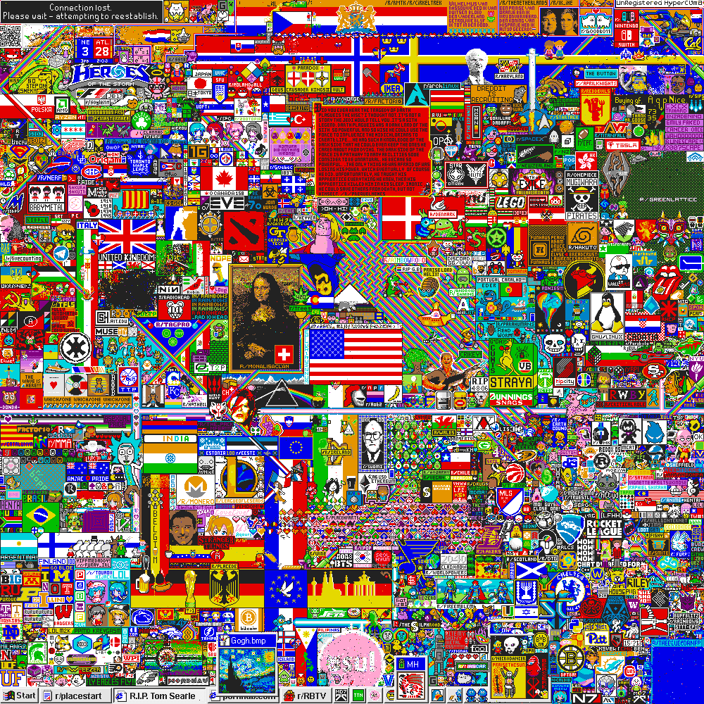 The /r/place final board