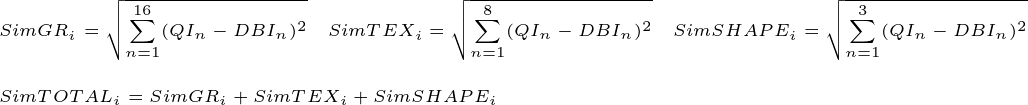 Original Similarity Formula