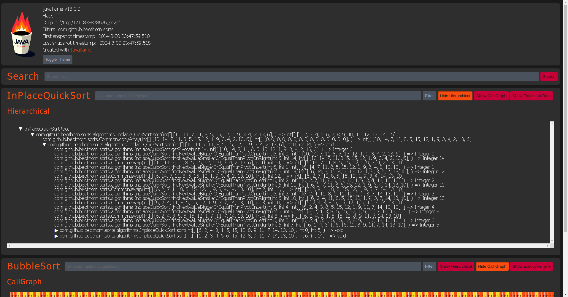 flamegraph hierarchy