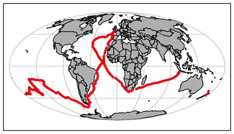 Sample map plot.