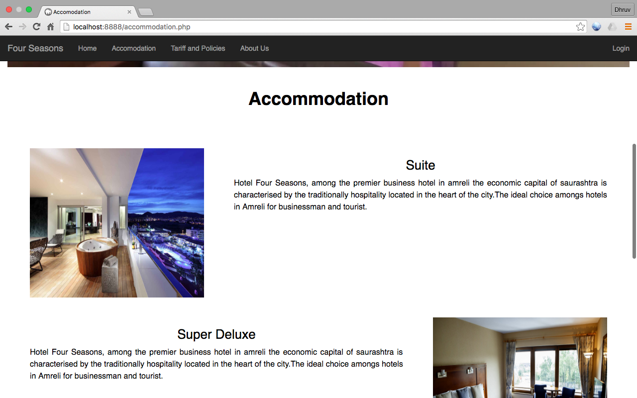 Accomodation