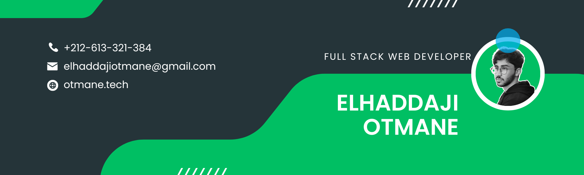 Otmane Elhaddaji LinkedIn Banner