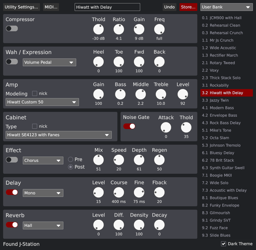 jstation-controller UI