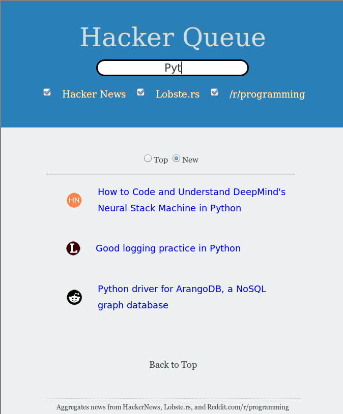 HackerQueue