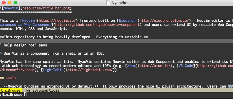 nyaovim-mini-browser screenshot