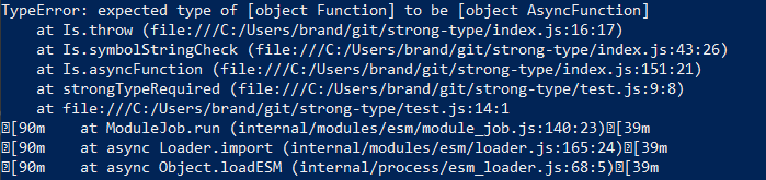 Basic Type Checking Example Node