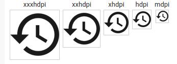 Sample icons