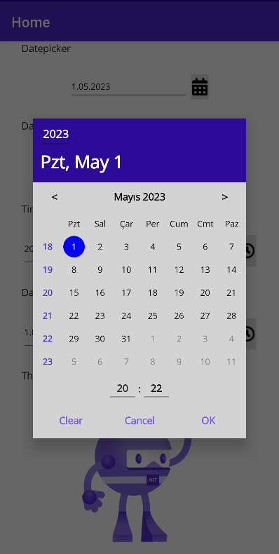 DateTimePicker