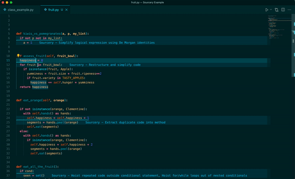 Sourcery in VS Code