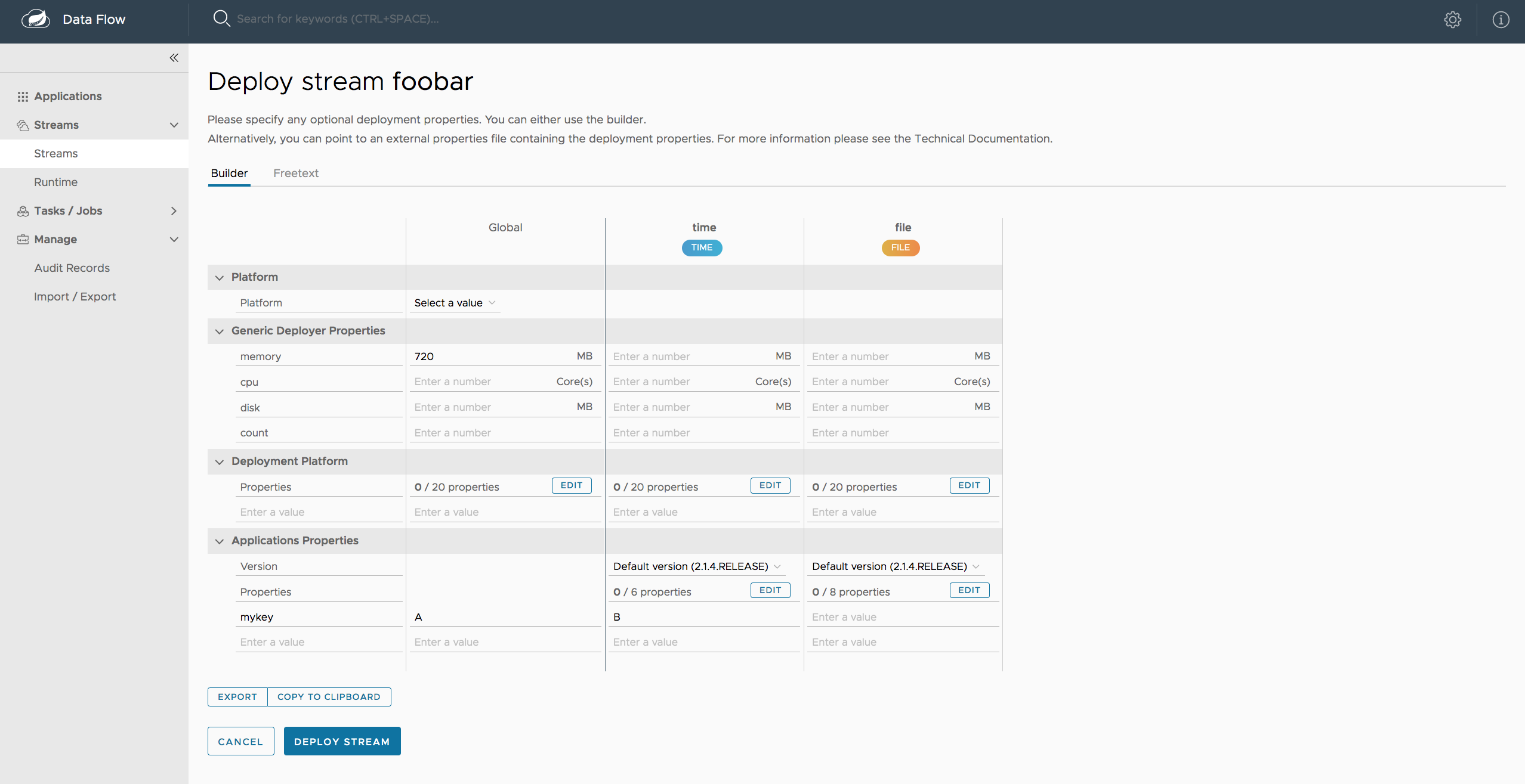 Spring Cloud Data Flow