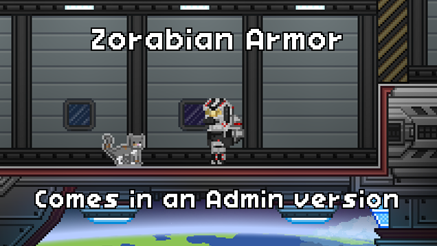 Zorabian Armor. Comes with an Admin version.