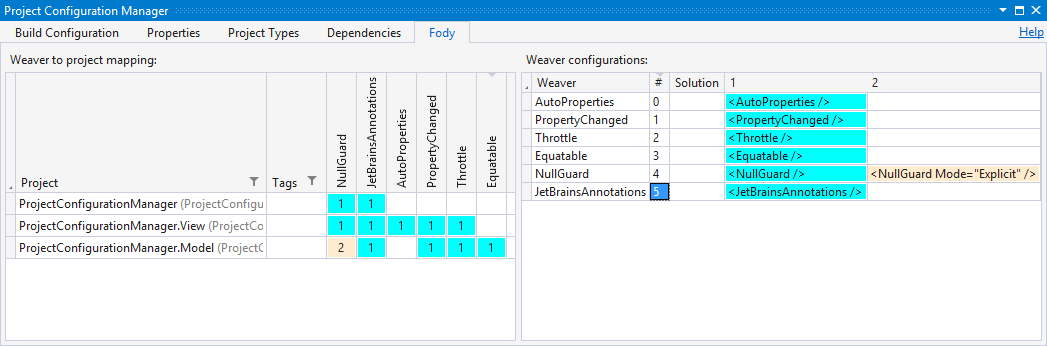 Dependencies