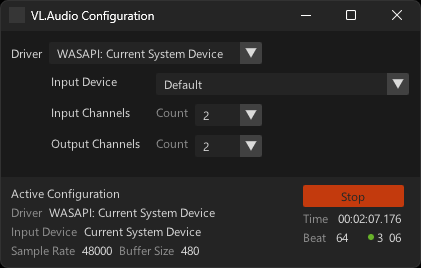 VL.Audio.UI Settings UI