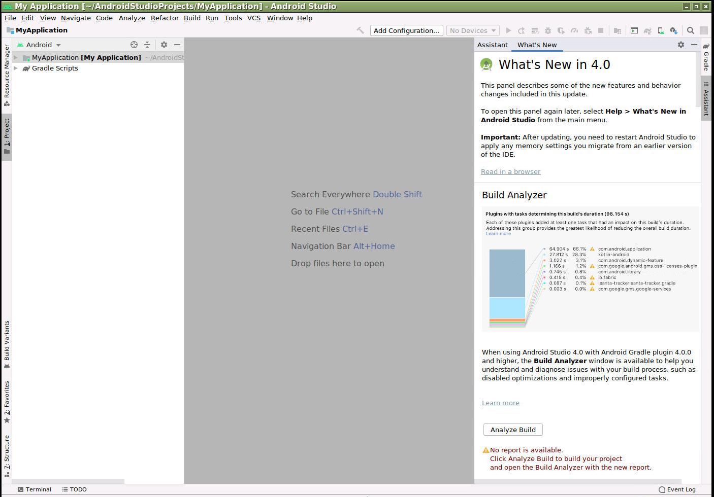 Android studio running in the cloud