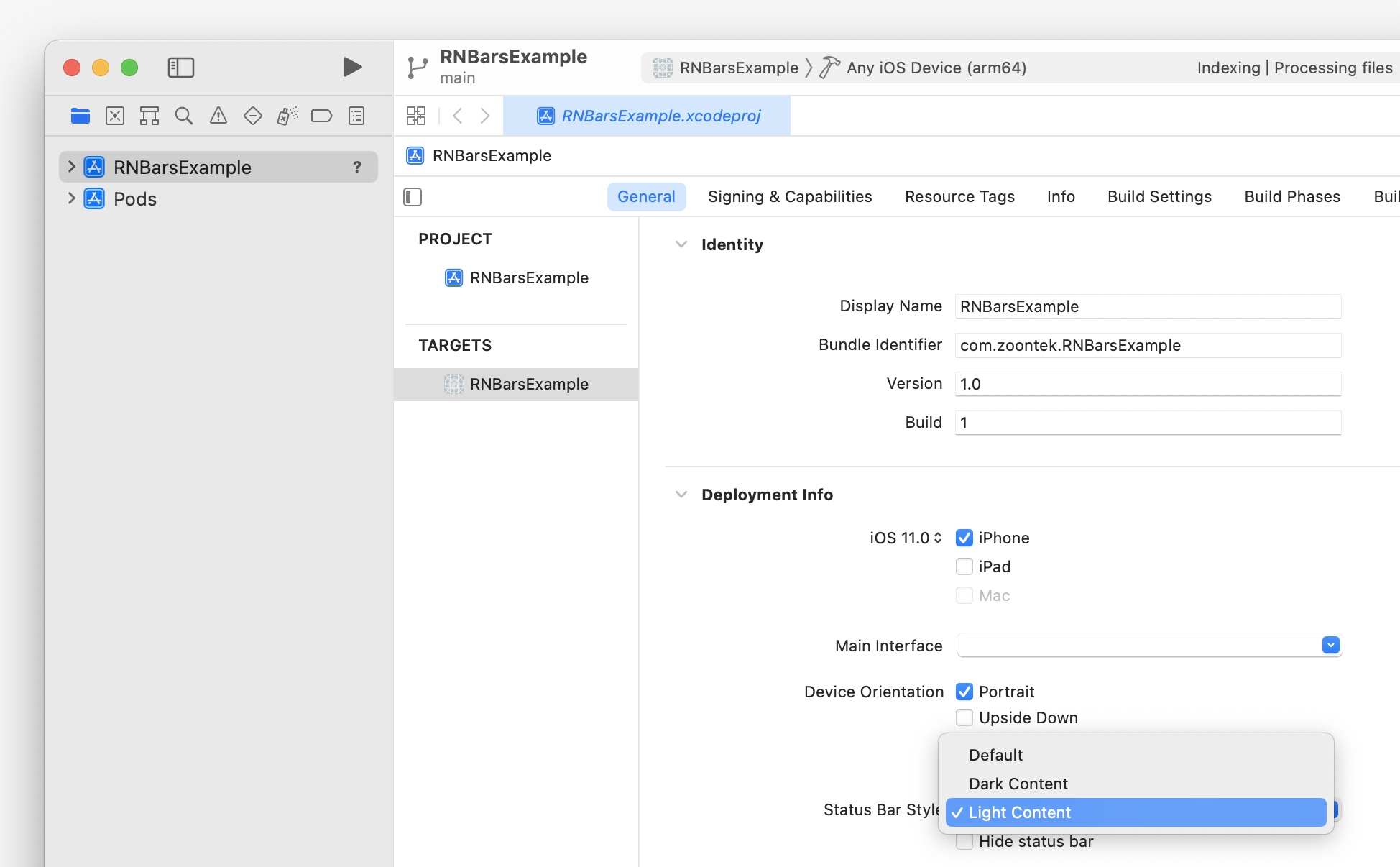 Xcode setup